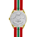 BLADE Red-Green-White Retro-Fútbol Special Edition NATO Strap Watch-xpressionsstyle