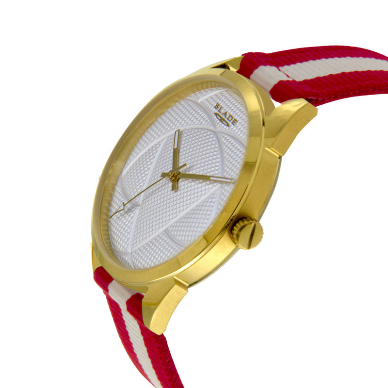 BLADE White-Red Retro-Fútbol Special Edition NATO Strap Watch