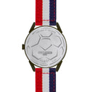 BLADE Navy Blue-White-Red Retro-Fútbol Special Edition NATO Strap Watch-xpressionsstyle