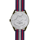 BLADE Navy Blue-Red-White Retro-Fútbol Special Edition NATO Strap Watch-xpressionsstyle