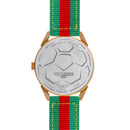 BLADE Green-Red Retro-Fútbol Special Edition NATO Strap Watch-xpressionsstyle