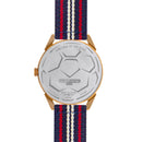 BLADE Navy Blue-Red-White Retro-Fútbol Special Edition NATO Strap Watch-xpressionsstyle