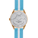 BLADE White-Blue Retro-Fútbol Special Edition NATO Strap Watch-xpressionsstyle