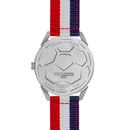 BLADE Navy Blue-White-Red Retro-Fútbol Special Edition NATO Strap Watch-xpressionsstyle