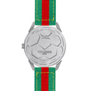 BLADE Green-Red Retro-Fútbol Special Edition NATO Strap Watch-xpressionsstyle
