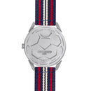 BLADE Navy Blue-Red-White Retro-Fútbol Special Edition NATO Strap Watch-xpressionsstyle