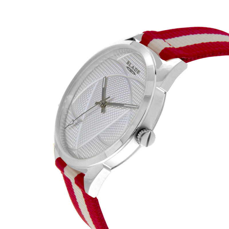 BLADE White-Red Retro-Fútbol Special Edition NATO Strap Watch